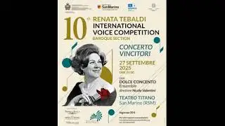 FINALE CONCORSO RENATA TEBALDI Sezione Barocco 2025