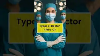 Types of Doctor (Part -2) #vocabulary #spokenenglish #englishspeaking #shorts #dailyuse #doctor