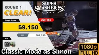 Super Smash Bros. Ultimate Classic Mode as Simon ⛓️🪓