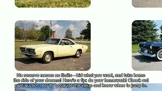 Sullivan Collector Car Auction (ends: Monday, October 27th), featuring AutoScroll 2.0))