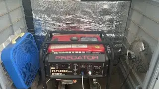 Predator 6500W Generator shed new mods