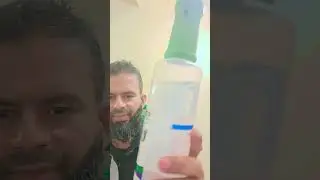 Saline Eye wash pitting