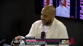 Rockets GM Rafael Stone in studio on The A-Team
