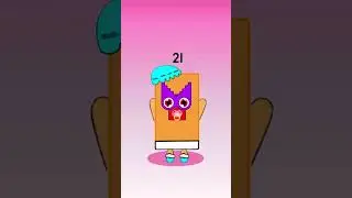 Sprunki OC NumberBlock 21 Baby Phase 4 #sprunki #animation #numberblocks