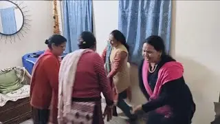 Aaj humne ( ठडया ) thadya geet lagay garhwali geet lagane ka tareeka ♥️☺️