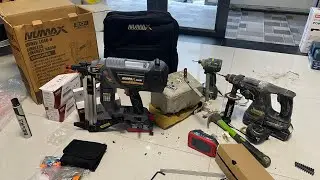 S&uacute;ng bắn đinh b&ecirc; t&ocirc;ng pin 18v Numax LD40N #0917774119 #powertools #maybandinh #numax #nailtask