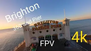 Brighton Pier and Brighton 360 I FPV Drone footage 4k