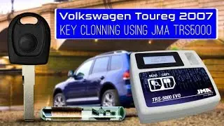 Volkswagen Toureg 2007 Key Clonning using JMA TRS5000