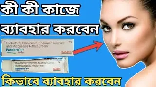 Panderm ++ cream full review in bangla, uses, price, side effects