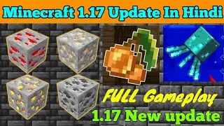 Minecraft 1.17 Update Hindi | Gameplay, Trailer