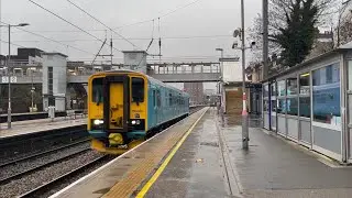Network Rail 153385 Test Train passes West Hampstead Thameslink on 08/01/26 