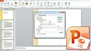 How to Insert Date into PowerPoint Slides, Set Date, Footer And Slide Number In PowerPoint