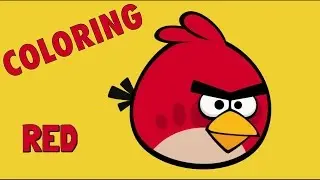 Coloring Angry Bird - Red Angry Bird - Creative Coloring Play House