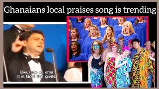 All white singing choir sung Ghanaians praises song so well in a church