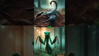 Mantis vs scorpion #shorts #animals