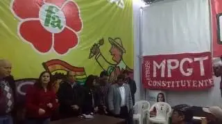 Veronika Mendoza Presente en Encuentro Nacional del MPGT set 2016