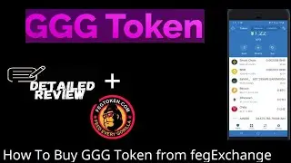 How to buy GGG token from Feg Exchange ||||Step By Step Process||||