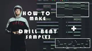 HOW TO MAKE DRILL MELODIES SAMPLES FROM SCRATCH (Drill Tutorial - FL Studio)