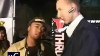 Eric Zuley interviews Percy Daggs Strikeforce Red Carpet at Playboy Mansion