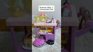 Satisfying Lemonade Cart Miniature Kitchen Toys| Cooking Video #shorts #shorts feed #asmr #agdolls