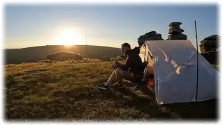 Kings Tor Camp and the Wuben T1 tactical torch #ultralight #wildcamping #drone