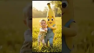 Cute Baby Meets Chicken and a Banana! Pure Adorableness! #FunnyBaby #CuteAnimals