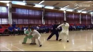 Forma de 10 movimientos y Forma de combate de 2 personas. Tai Chi de la Familia Yang