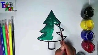How To Make Marry Christmas Drawing Easy Step By Step | ToyArt MTM