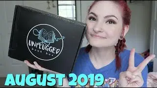 UNPLUGGED BOOK BOX UNBOXING! August 2019 💙✨