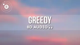 Tate McRae - greedy (Lyrics) (8D AUDIO)