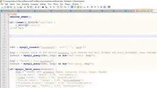 Build A Shopping Cart With PHP and Sessions - PT 2 - Initialize The Shopping Cart