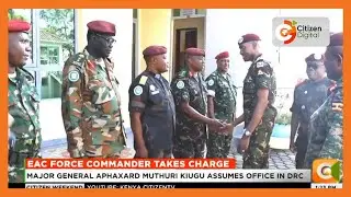 Major General Aphaxard Muthuri Kiugu assumes office in DRC