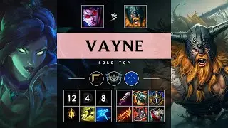 Vayne Top vs Olaf - EUW Challenger Patch 25.16