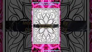 Intricate Flowers Color Books | Coloring Pages for Adults #coloringbook #colouringasmr