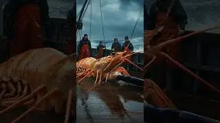 074  Giant Shrimp From the Depths &ndash; Unreal Ocean Encounter! #shark #scary #horror #ocean
