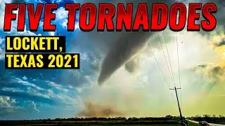 Storm Chasing - Lockett, Texas Tornadoes (2021)
