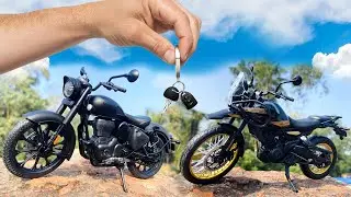 Unboxing of  Royal Enfield | Himalayan 450 | Classis 350 Stealth Black | Scale 1:12 Model 🤩⚡