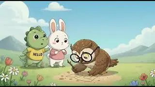 Teamwork with Dino! 🦖🍎 | Giant Apple Adventure | Kids Moral Story