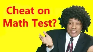 Fast n Fun SAT Math Test Prep Uncle Jaybo Video #5 Should you Cheat on Test?