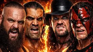 🩸KILLER MATCH😱 GAINT KHALI & ROMAN REIGNS VS THE UNDERTAKER & BRAUN STROWMAN @WWE 