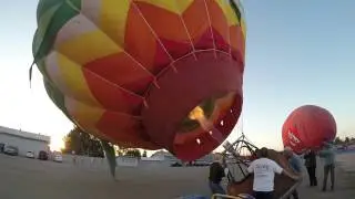 Clovis Fest Media event for Hot Air Balloon launch