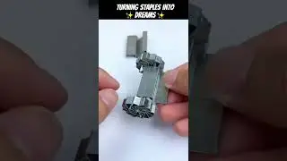 Turning Staple Pins into Toy Car | Food for Thought