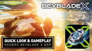HASBRO BEYBLADE X APP | QUICK LOOK & GAMEPLAY! | iOS & ANDROID