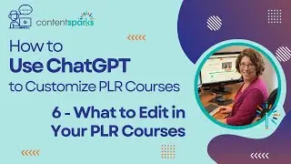 How to Customize Your PLR Course with Chat GPT: What to Edit