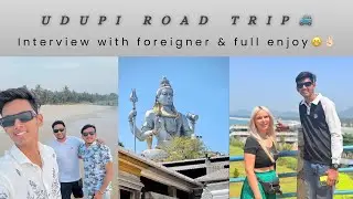 MUMBAI TO UDUPI ROAD TRIP [950KM DRIVING😳] BEACHES ,TEMPLES & SOUTH-INDIAN FOOD 😋🤤