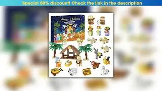 Exclusive DIY Christmas Advent Calendar Box Nativity Jesus Bricks Toys 24days Countdown Advent Cale