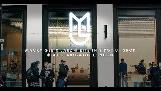 Macky Gee X Jauz @ Bite This Pop Up Shop - [DNB VLOG] - MGTV
