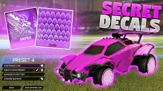 How To Get These Secret Mystery Decals In Rocket League (NEW MYSTERY DECALS!)