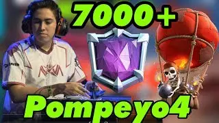 Pompeyo4 7000+ Gameplays ladder Push - Clash Royale