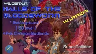 WildStar - Warrior - PvP Halls of the Bloodsworn (+PvE Crimson Badlands)